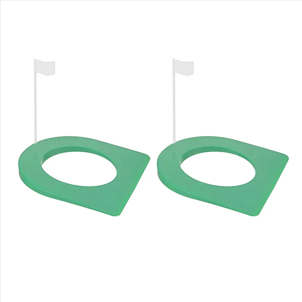 【CYBER MONDAY】2 Pcs Golf Putting Cup and Flag Golf Putting Hole Practice Aids with Flag for Golf Putting Training Mat
