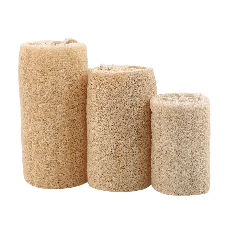 1/3 szt. Organiczne gąbki lufa do spa, złuszczająca szczotka do ciała, naturalna gąbka Luffa do mycia ciała, usuwająca martwy naskórek, do mycia mydeł i naczyń — zdjęcie 2