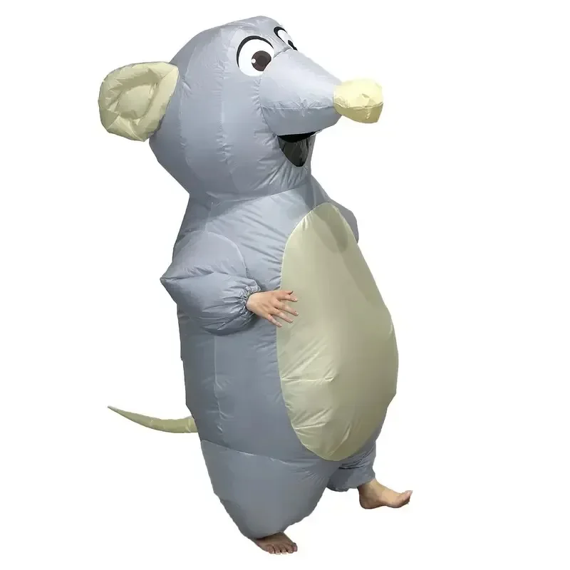 Adult Mouse Inflatable Costume Carnival Cat and Mouse Hide and Seek Theme Party Inflatable Dress Up Halloween Fun Cosplay Set - Image 5