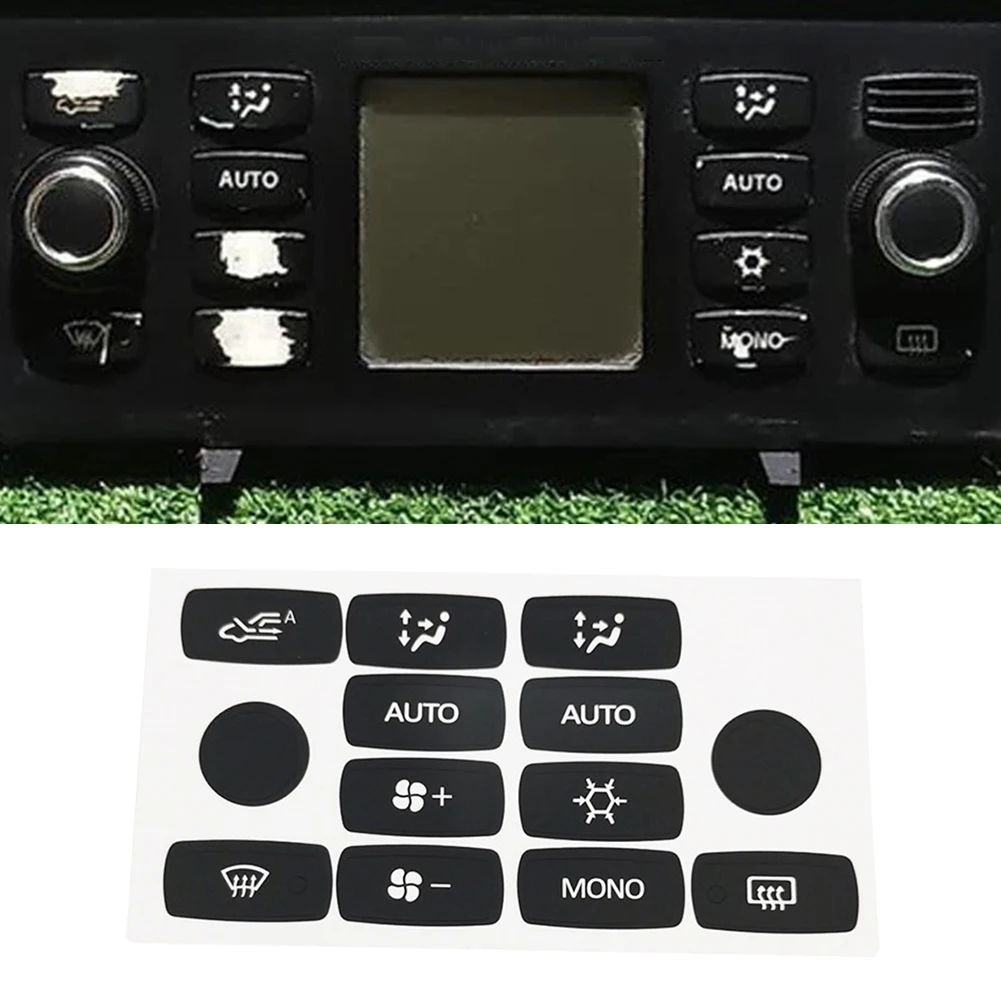 Für Fiat Croma Clima Panel Aufkleber Aufkleber für Reparatur getragen hochwertige Vinyl Knopf Knopf Schalter Druckknopf dekorative Aufkleber