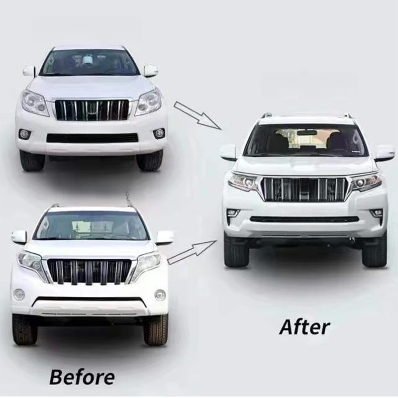 

Комплект обвеса для переоборудования Toyota FJ150/GRJ150 (2010-2017) в модель 2018-2021 LC150: передний бампер