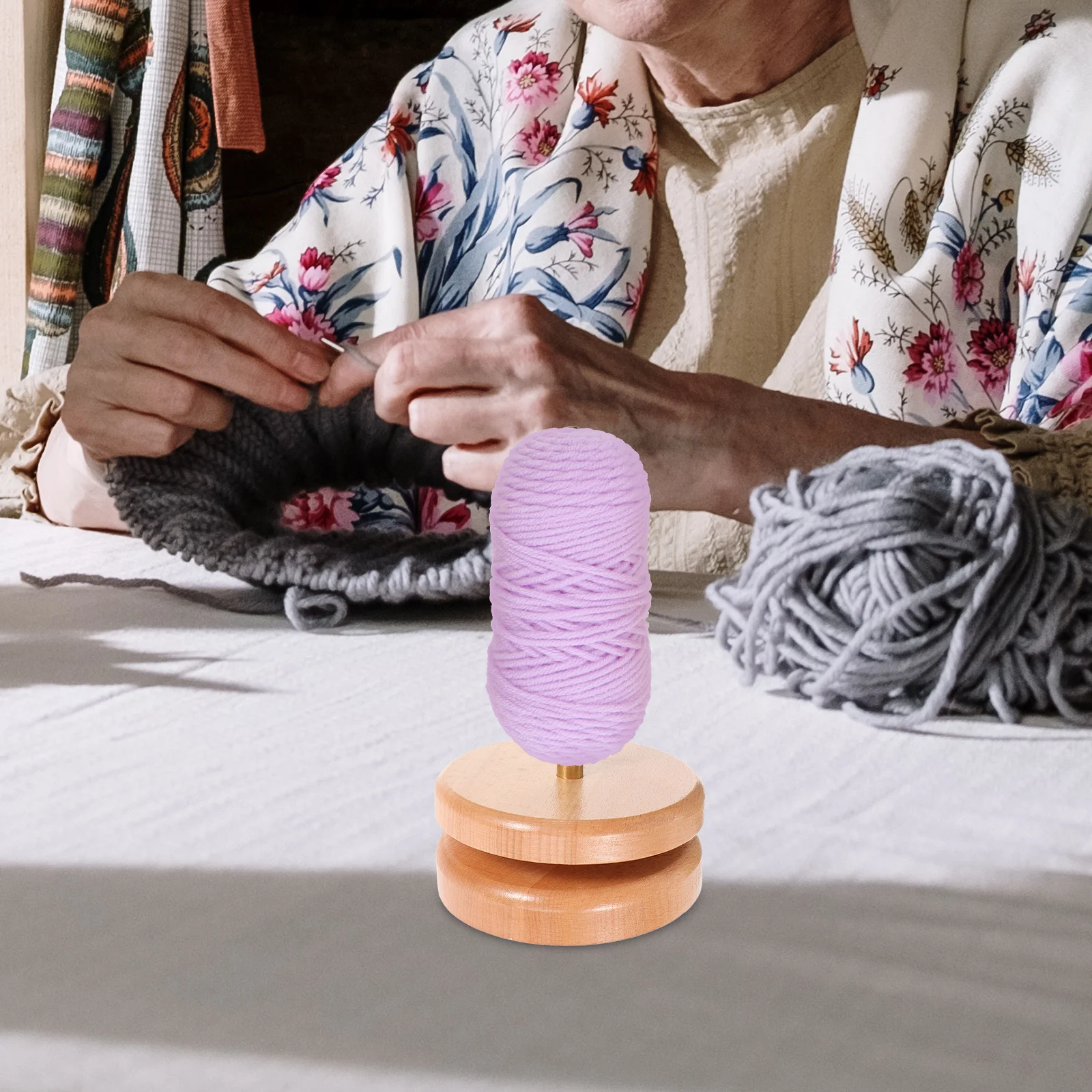 

Wooden Thread Sewing Spool Holder Yarn Storage ganizer Desktop Tool Kit Household Wool Spool Yarn Storage Rack Embroidery