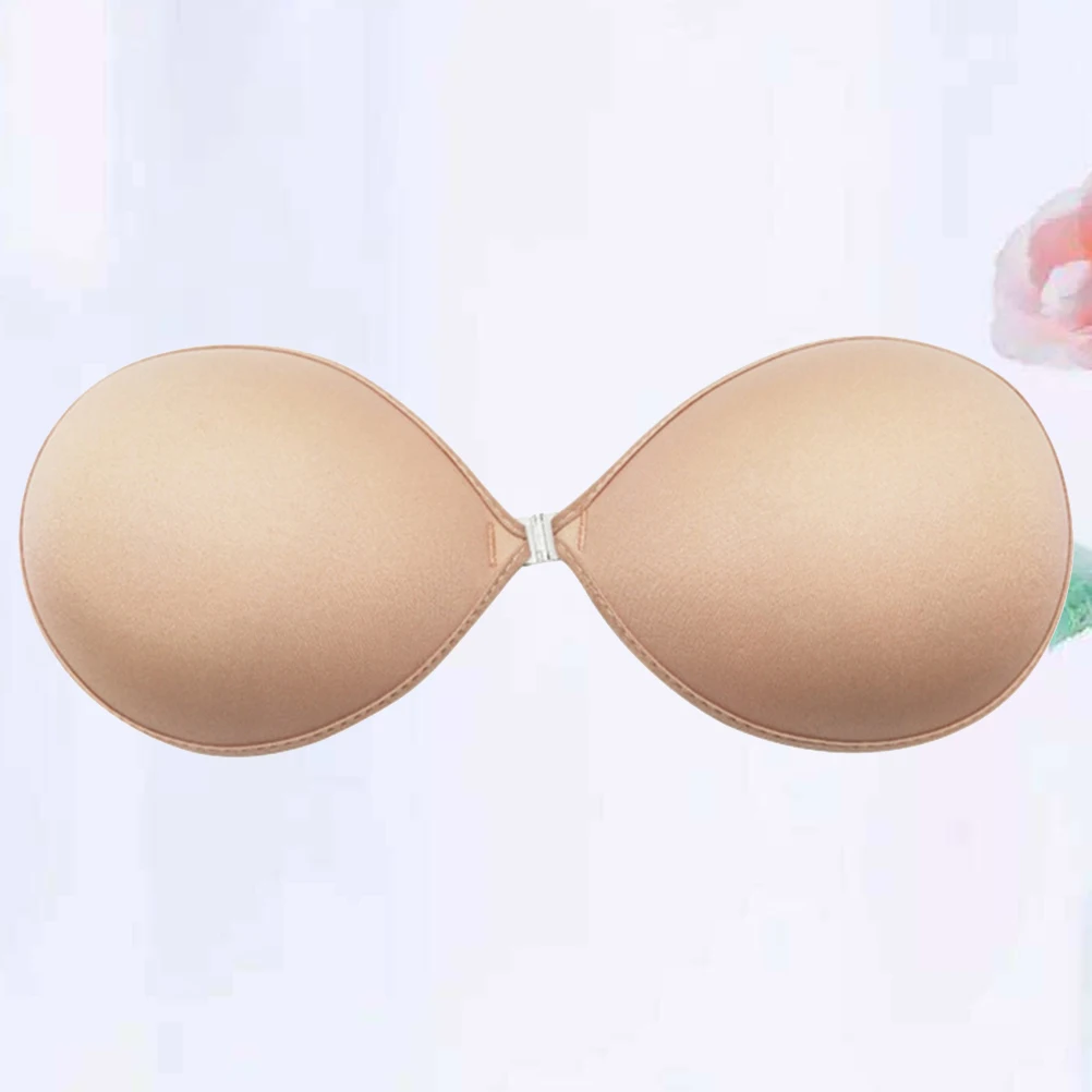 1 par de cubiertas de silicona antideslizantes para el pecho para mujer, cubiertas adhesivas sin costuras para pezones, perfectas para sin tirantes y sin espalda