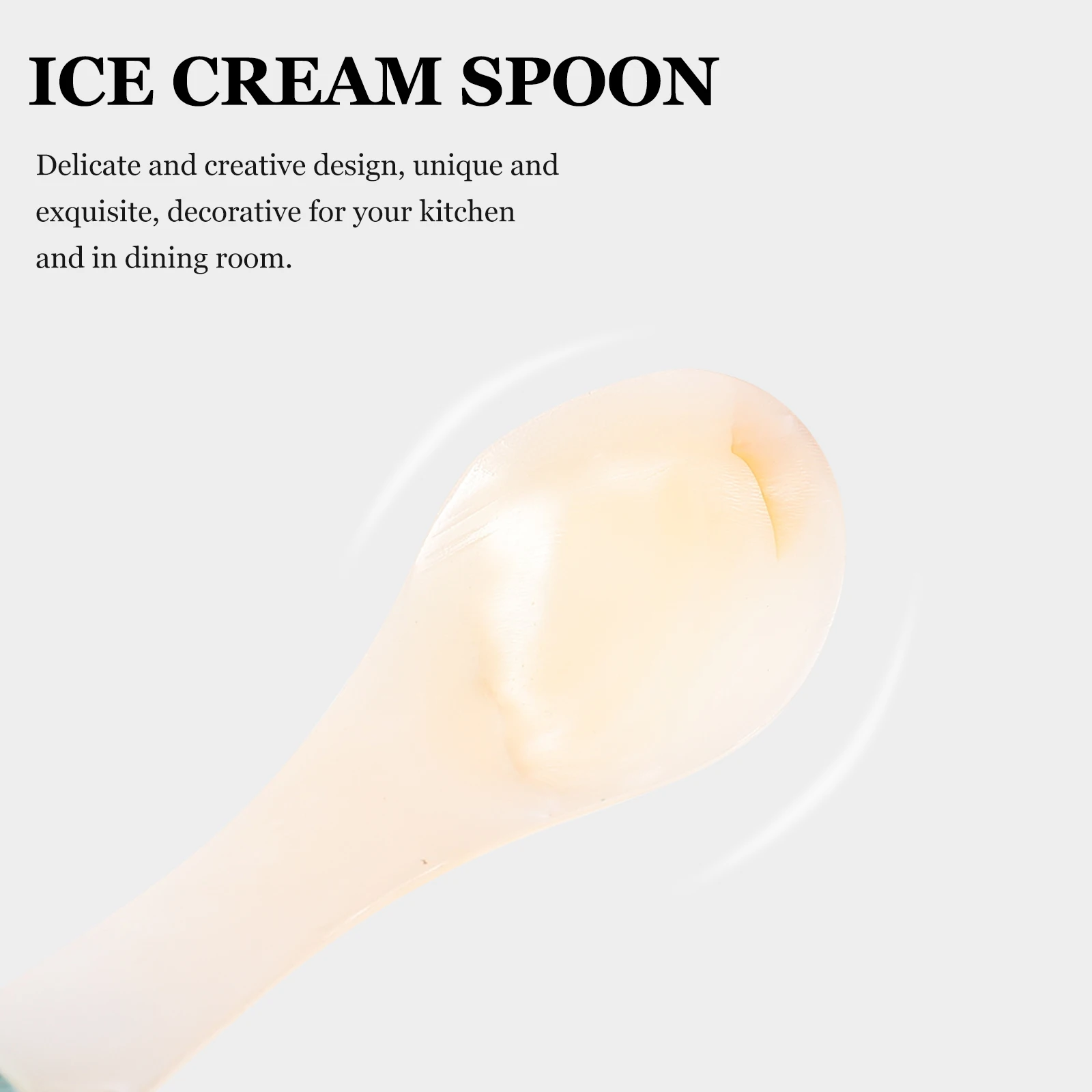 

5Pcs Multipurpose Shell Design Spoons Premium Long-Lasting Mixing Spoon for Cake Soup Seasoning Decorative Kitchen Spoon Set