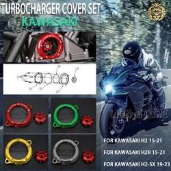 FOR KAWASAKI H2 H 2 H2 R H 2 R H2 SX H2-SX H2R 2015 2016 2018 2019 2020 2021 2023 Z H2 Z H 2 accessories Turbocharger cover set
