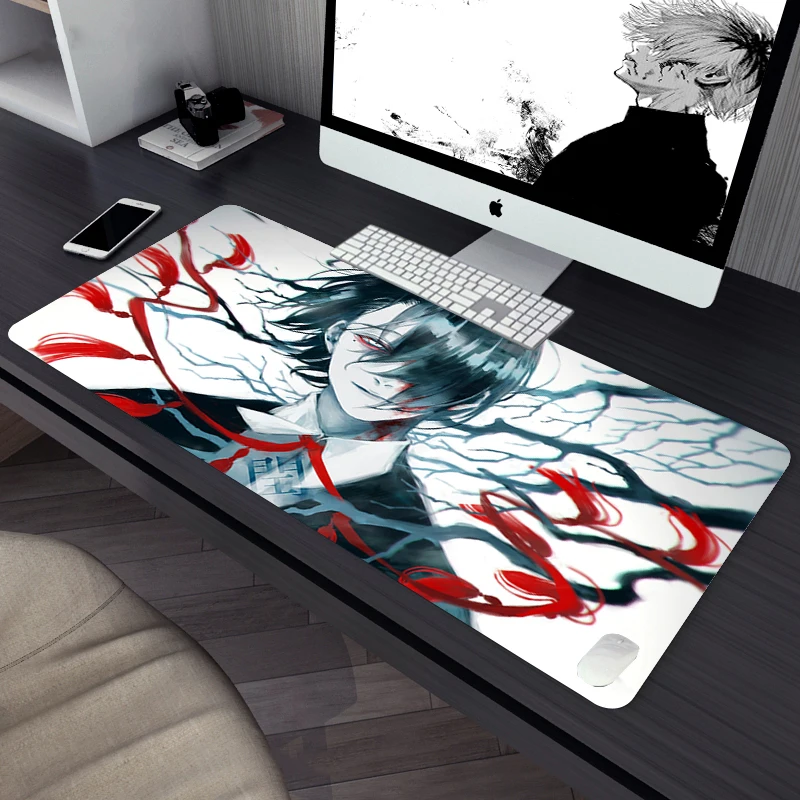 

Tokyo Ghoul Mouse Pad Pc Computer Gaming Accessories Anime MousePad Rubber Mausepad Deskmat Mouse Mat Tapis De Souris Deskmat