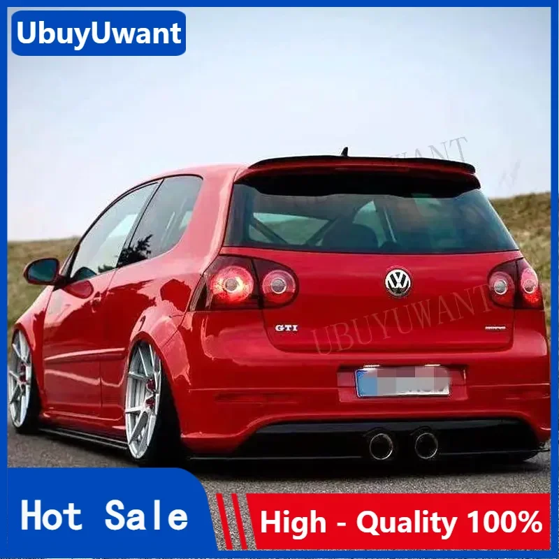 Roof Spoiler For VW Golf 5 GTI Mk5 R32 High Quality ABS Material Glossy Black Car Rear Wing Accessories Body Kit