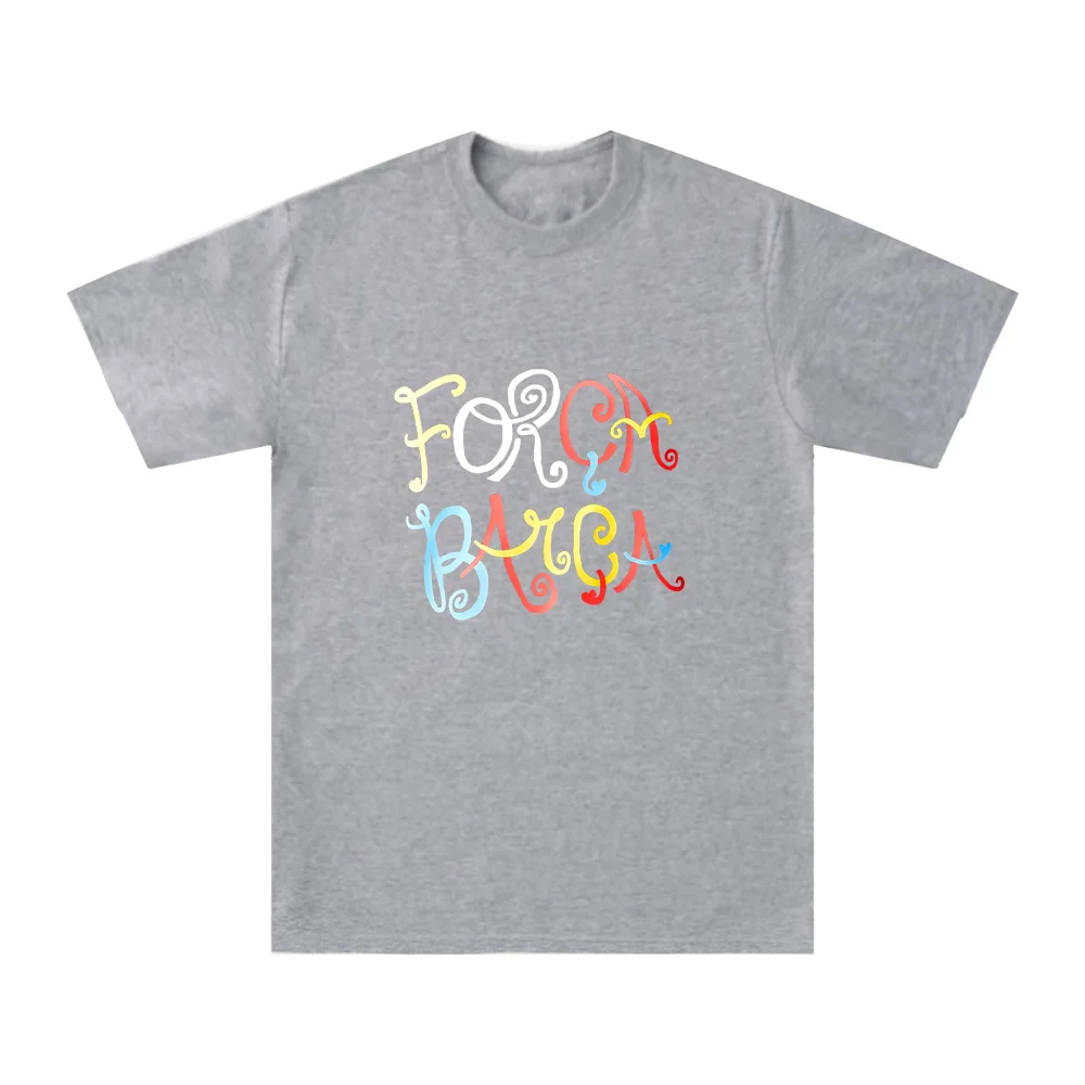 Força Barça New Pattern T Shirts FC Barcelonas Fans Gift Clothing Summer High Quality Comfortable Cotton Tees Unisex Y2K Tops