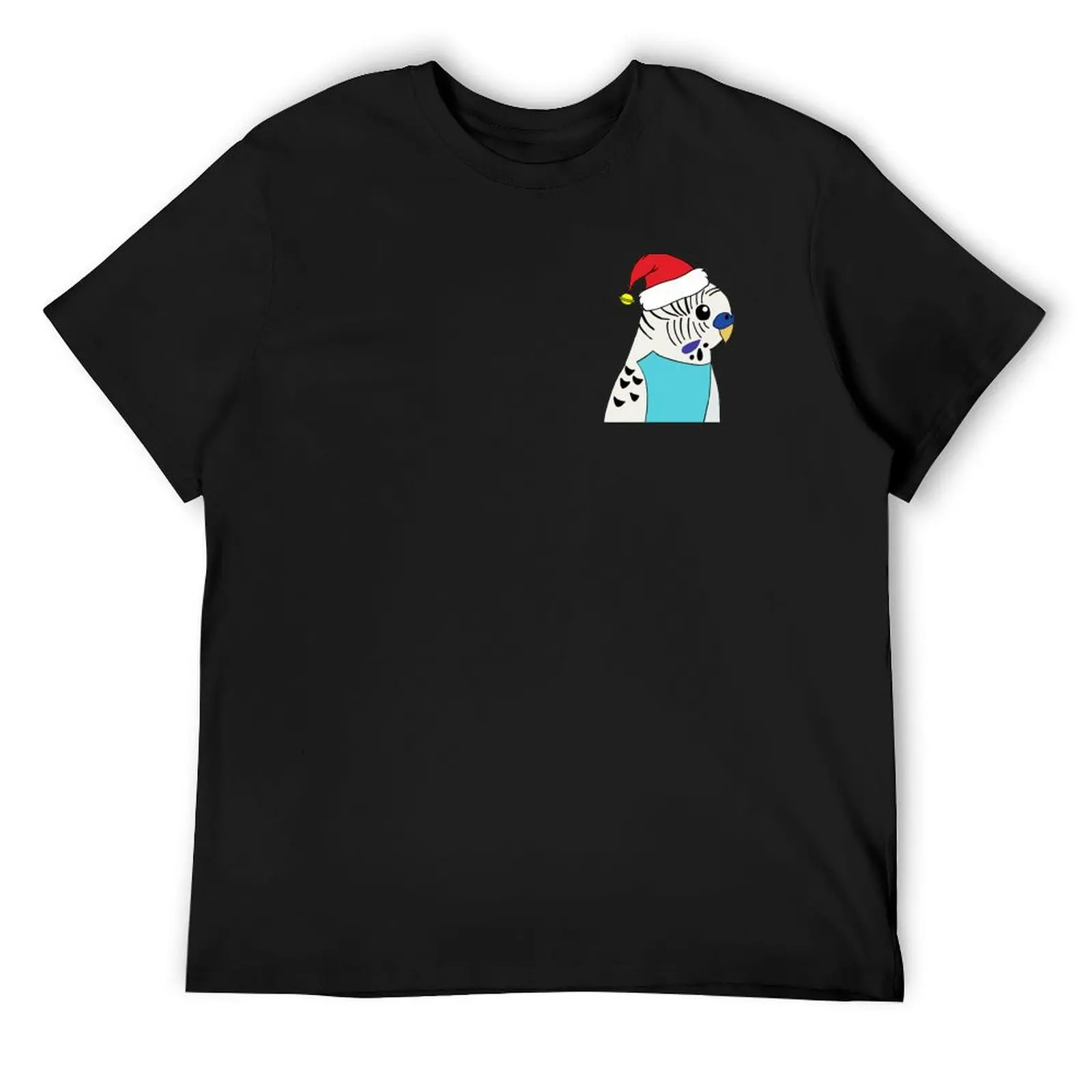 

Christmas Budgie T-Shirt blue archive football t shirt summer top mens plain t shirts