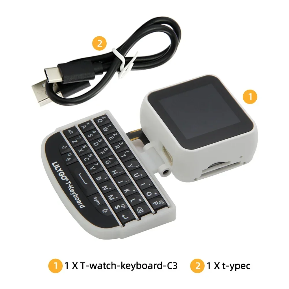 Watch-Keyboard-C3 ESP32-C3 Modulo di espansione T-Watch QWERTY Scheda di sviluppo tastiera MINI wireless Bluetooth