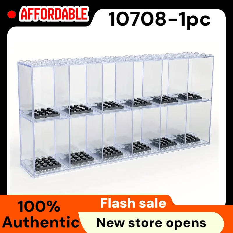 Mini Doll Display Box - Acrylic Building Block Display Box, Stackable Storage Container, for Mini Dolls, Storage Box for Doll
