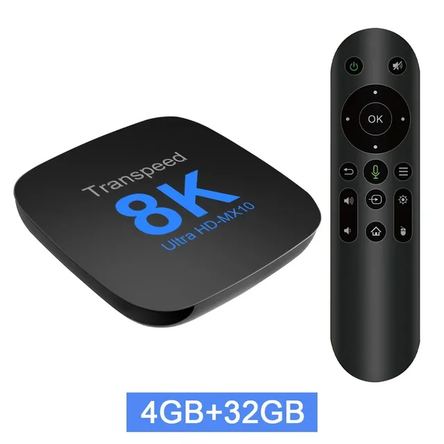 トランススピードAndroid 13.0搭載 8K TV BOX Transpeed Android 13 TV Box ATV Dual Wifi With TV Apps 8K Video