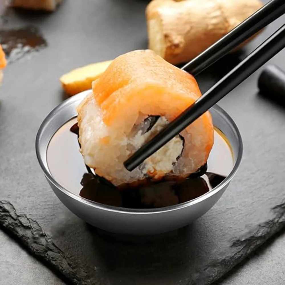 8 قطعة/المجموعة الذهب الفولاذ المقاوم للصدأ الذهبي أطباق توابل وصلصة المقبلات التوابل تخدم أطباق مجموعات صينية أطباق توابل أدوات المائدة المطبخ #2