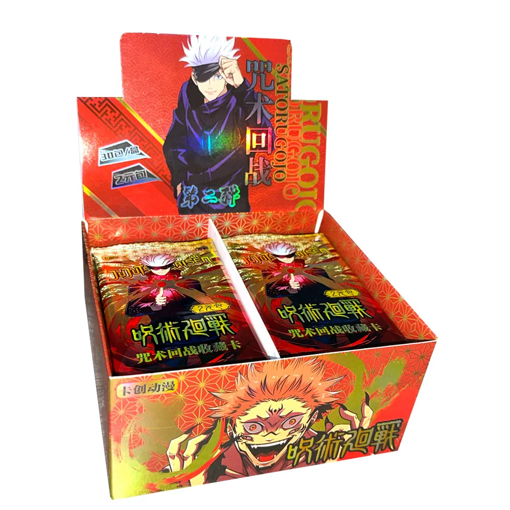 

Anime Jujutsu Kaisen Collection Cards box All Set Character Rare Flash SSR Card Deluxe Edition Card Board Game Toys