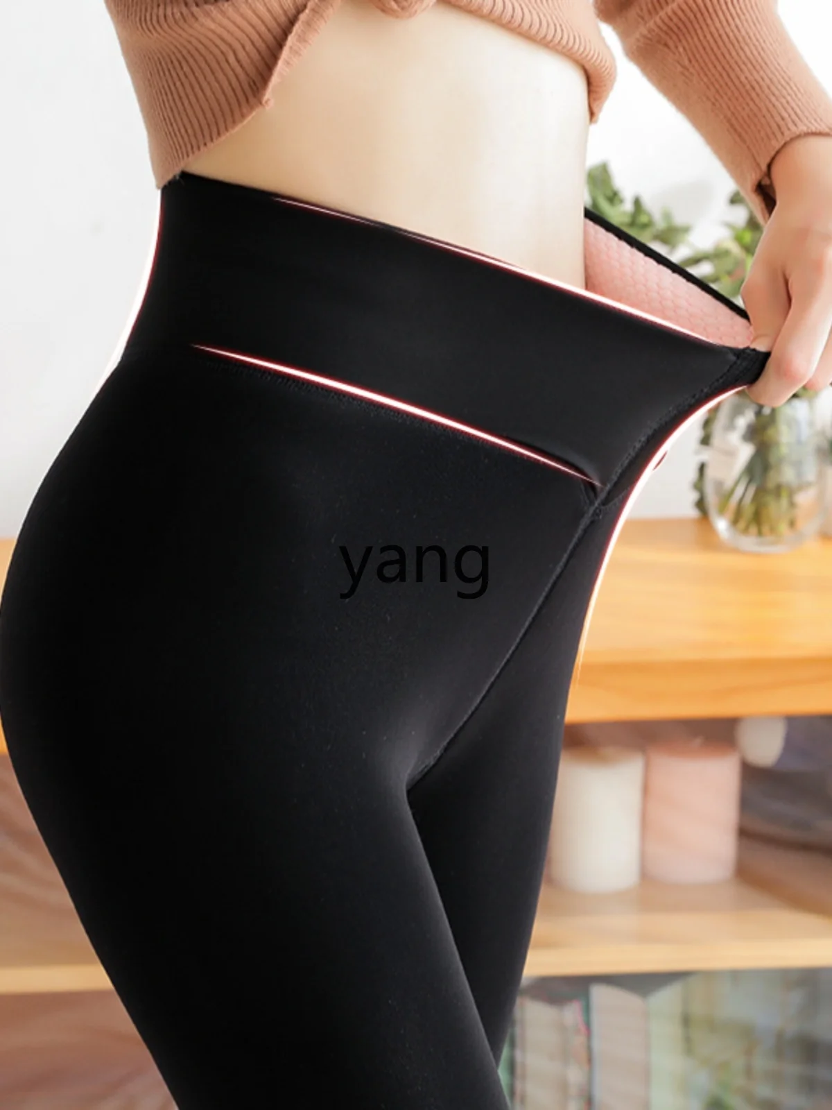 CX verdickte Leggings für Damenoberbekleidung, extra dicker Samt im Herbst und Winter, extra dick, winddicht und kältebeständig.