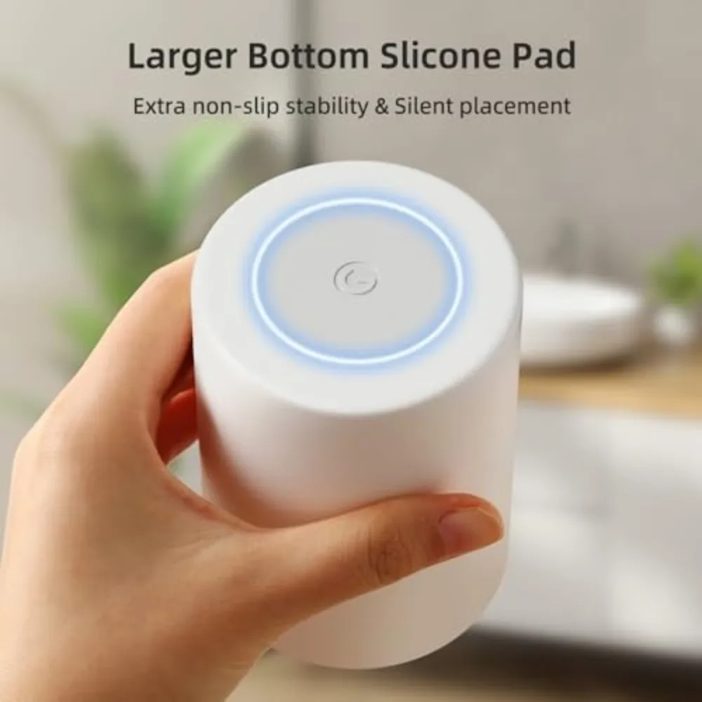 

New Plastic Toothbrush Tumbler Reusable Unbreakable Toothbrush Holder Easy-Clean Bathroom Countertop Organizer Countertop