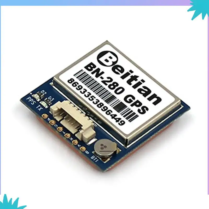 ABZW 2X Módulo GPS BN280 GPS + GLONASS Beidou 5V Nível TTL Para RC Longo Alcance FPV Racing Drone Avião