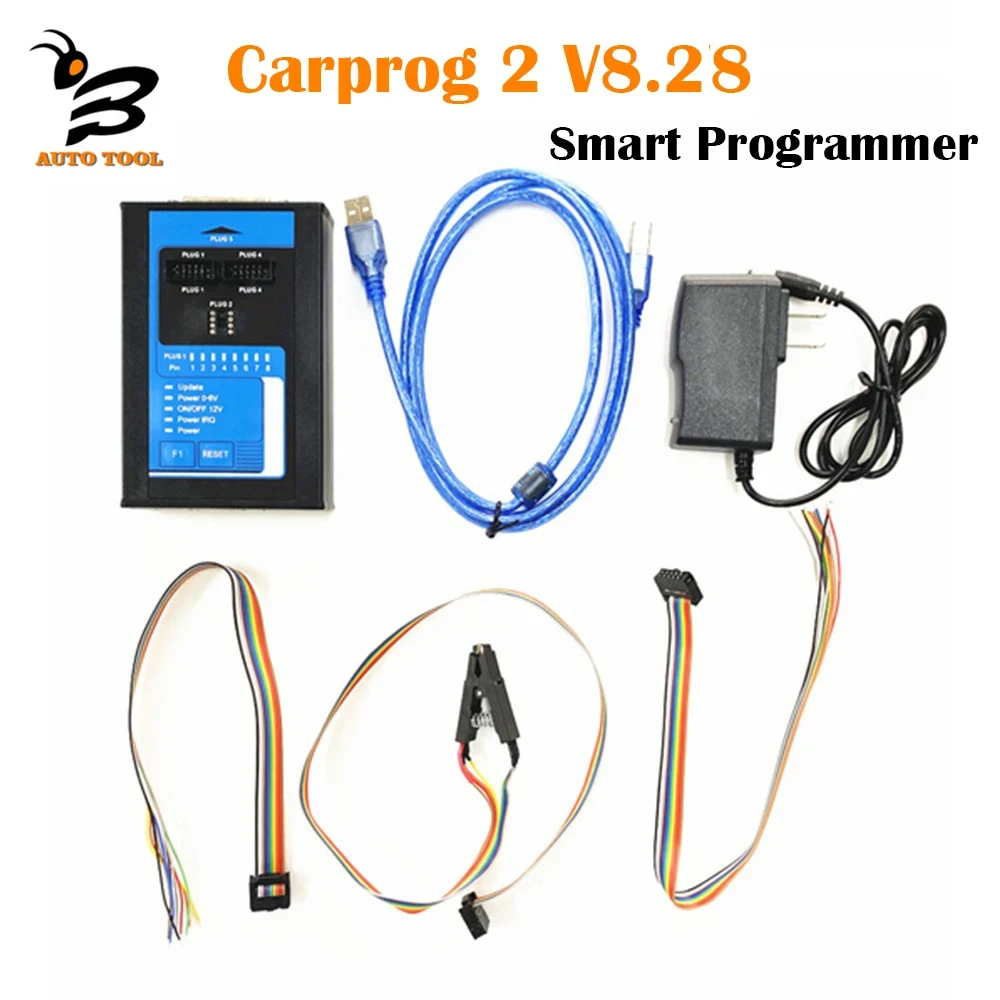 Carprog 2 Car Prog II V8.28 Smart Programming Reset Crash Data Immo Off Read Dataflash Programmer Decode Radio Reduce Data Loss