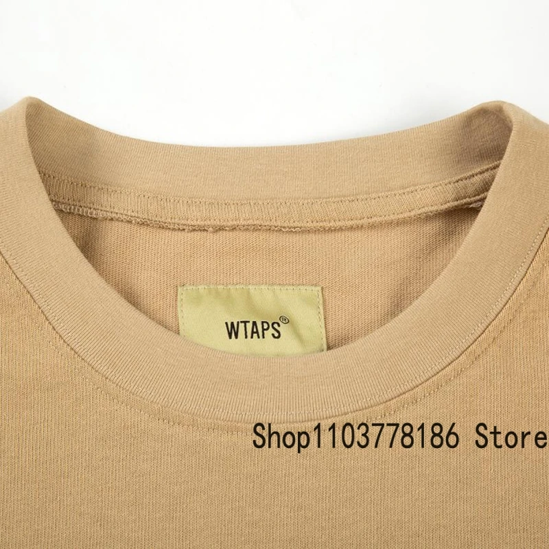 Street Loose Casual WTAPS T-shirt Japan Fashion Brand Streetwear Roundneck Short Sleeve Men Women Summer All-match Wtaps Top Tee