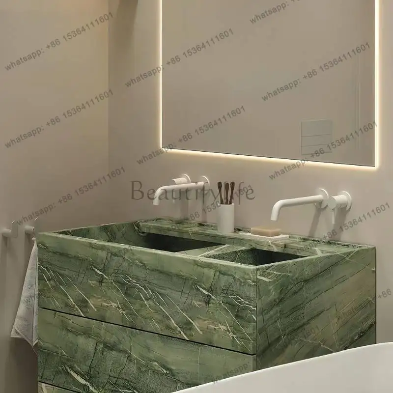 YJ Decors Modern Bathroom Cabinet Green European Space Saving Bathroom Cabinet Standing Narrow Meuble Salle De Bain Furniture Ho