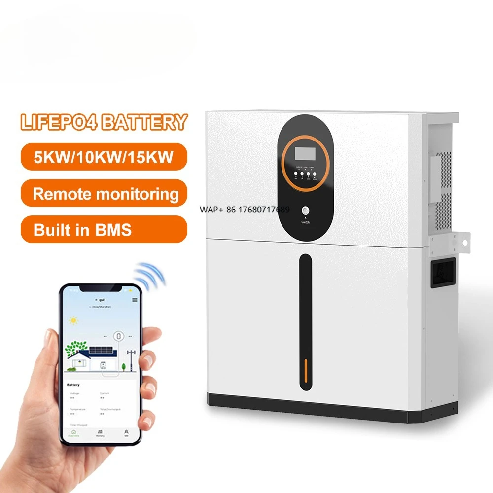 All-In-One 5-5.5kwh Portable Home Energy Storage Lead-Acid Machine IP65 Split Inverter-Controller for Home Use CAN