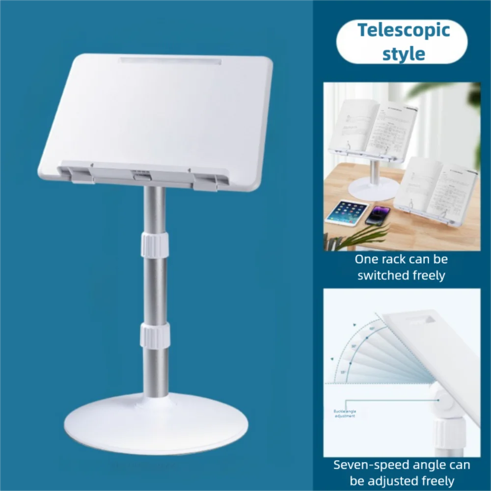 Multifunctional Lifting Reading Stand Laptop Stand Adjustable Children's Desk Book Stand Portable Bookshelf Folding Book Holder
