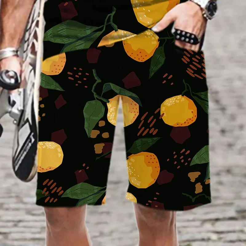 

Summer Harajuku 3D Tropical Floral Printed Beach Shorts Men Fashion Cool Short Pants Kid Streetwear Board Shorts Swimming Trunks