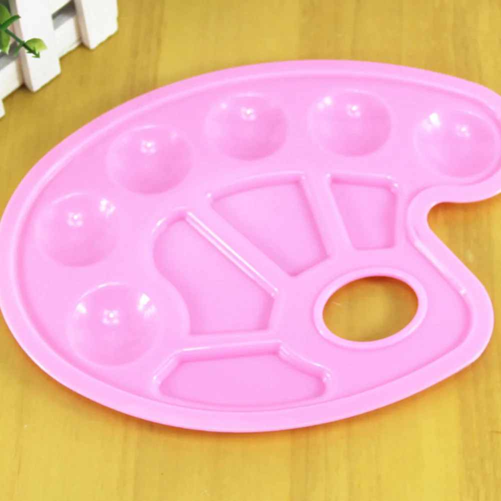 

12Pcs Plastic Paint Palettes Multi-Functional Watercolor Mixers for Art Craft Projects Color Mixing Tools for Professionals