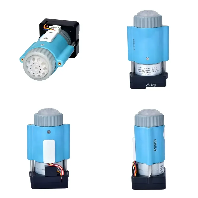 Corrosive Resistance Ceramic Sealing Long Lifetime Selector Valves 6/8/10 Port Selection Port