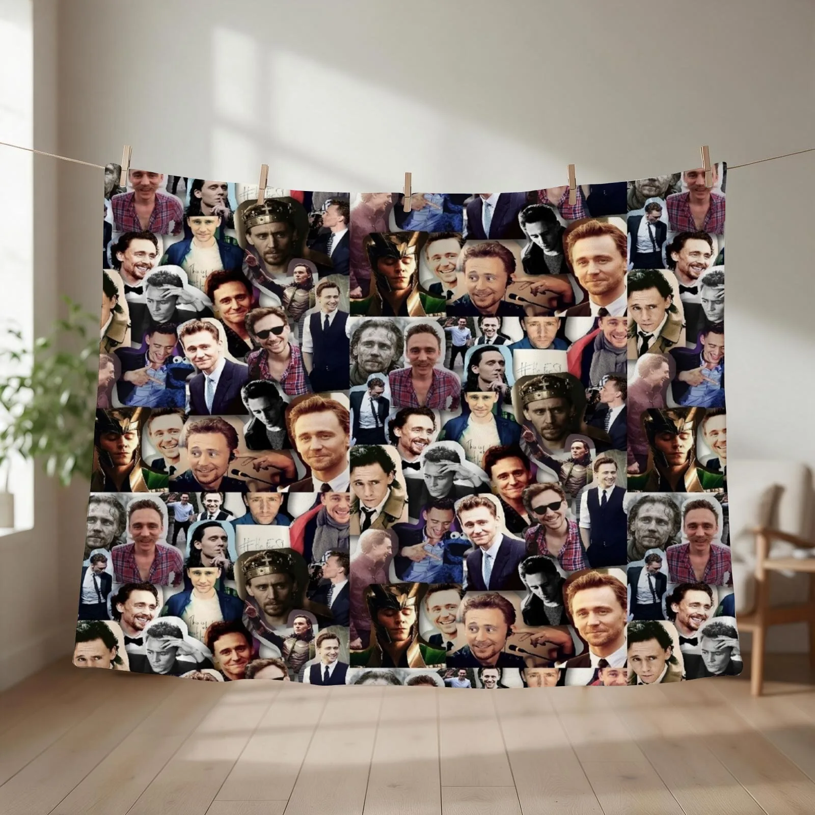 Tom Hiddleston collage Throw Blanket Camping For Decorative Sofa Thin Comforter Blankets