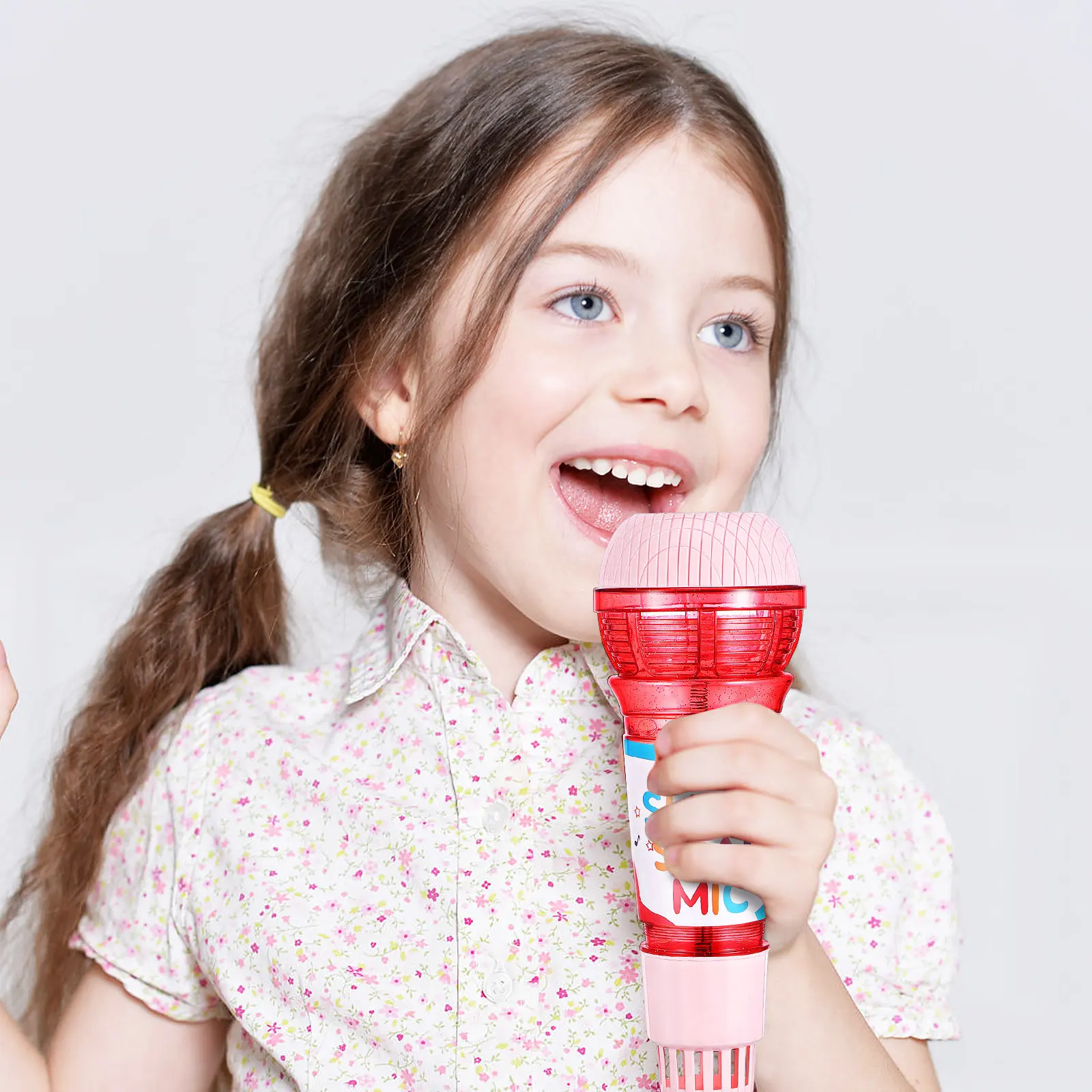 

Echo Microphone Baby Echo Mic Lightweight Safe Singing Prop for Kids Parties Speech Therapy Stuffer Stocking Fun Play