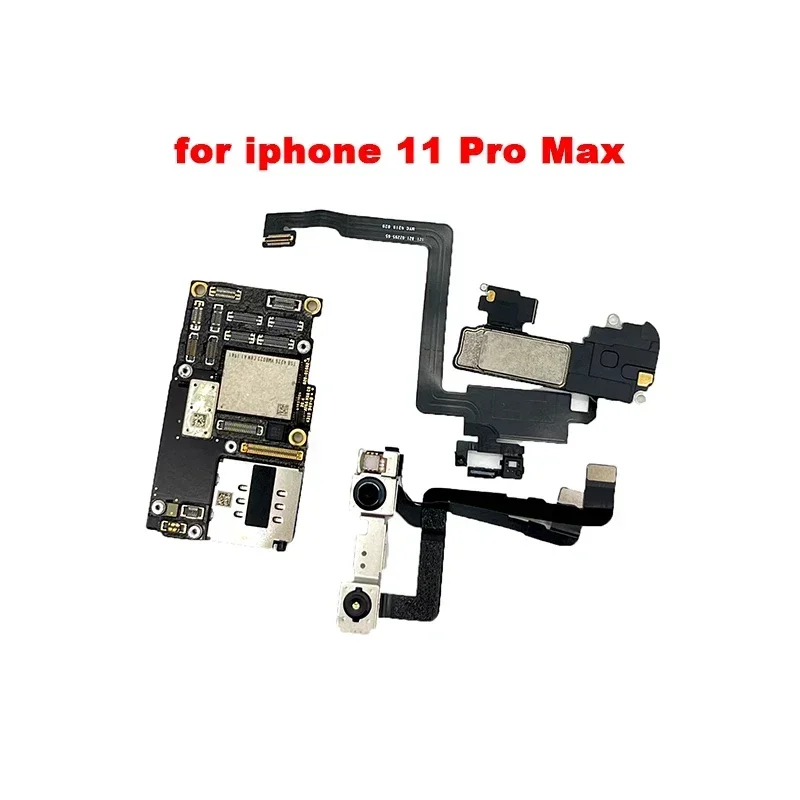 

In stock Original Unlocked for iPhone 11 Pro Max Mainboard with Face ID 64GB 128GB 256GB Good Condition Phone Logic Board All T