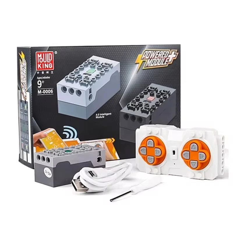 Mould King-Servo con Control remoto por aplicación, dispositivo técnico con funciones de potencia RC, alta velocidad, Motor L M, Compatible con Lego 8287, 88004, 88003, 880