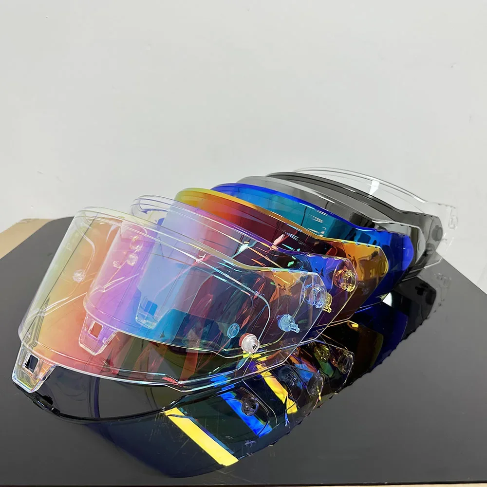 R10 Helmet Visor For Alpinestars Supertech R10 Motorcycle Helmet Visor goggles plating silver red Replacement Lens