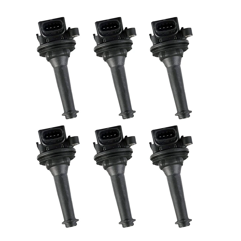 

6PCS Ignition Coils Pack For 1999-2005 Volvo S80 XC90 2.8L 2.9L L6 UF341,5C1320,30713416,91256010,9125601,0221604001