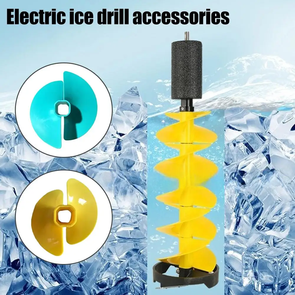 

For Ice Fishing Ice Auger Bit Floating Tube Device Lightweight Material Quick Hole Drilling Suitable For Cold Weather F3X3