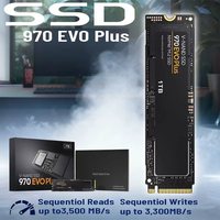 For SAMSUNG 970 EVO Plus SSD 250GB.  500GB  1TB NVMe M.2 Internal Solid State Drive w/ V-NAND Technology, Storage and Memory
