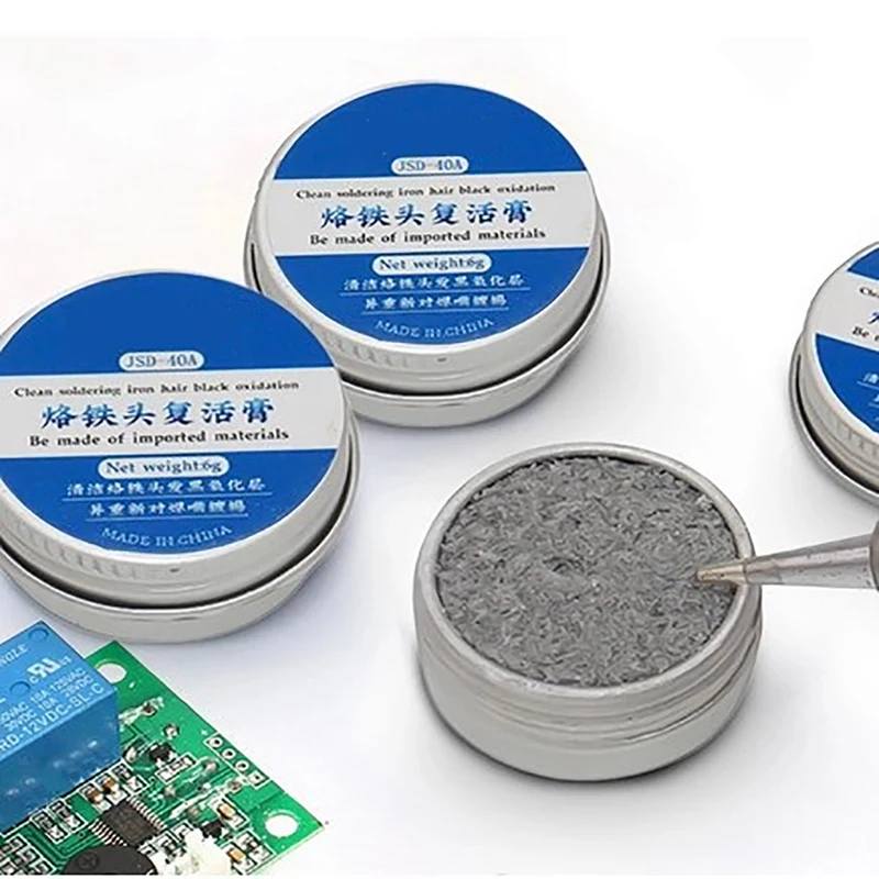 Lead Free Oxidation Cleaning Paste Refresher Tip Tinner Flux, Soldering Tip Cleaning Soldering Tip Tinner Cleaner T Ing Q Store