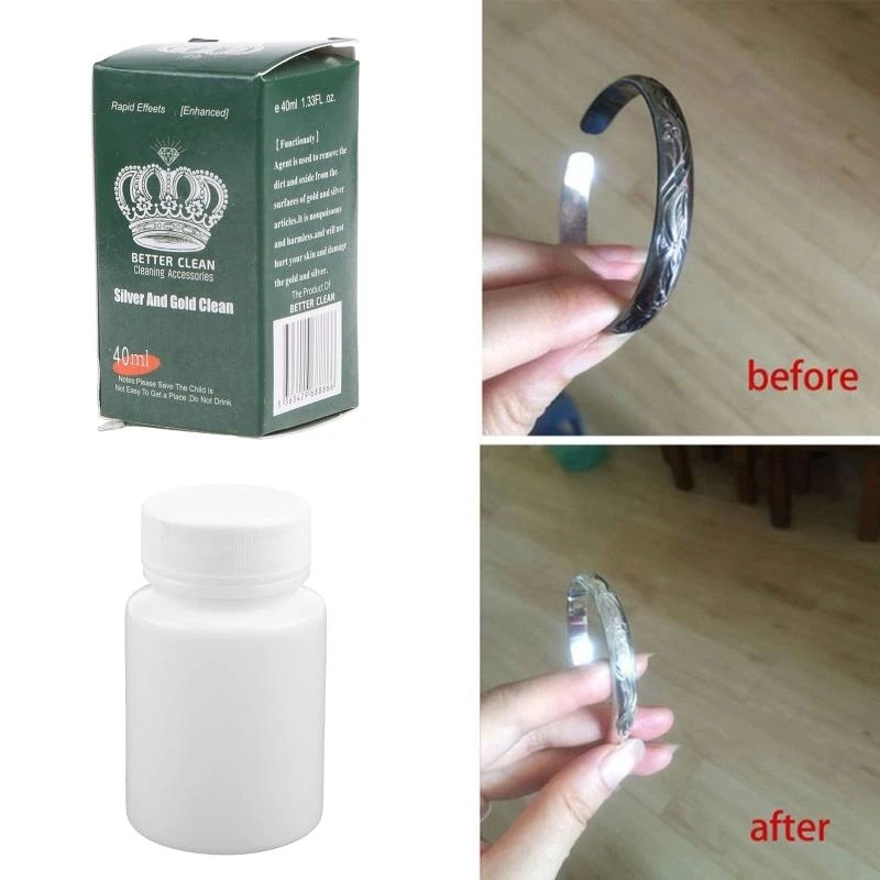 

91AC Metal Jewelry Cleaner Wipes with Soft Silver Cleaning Cloth Tarnish Remover
