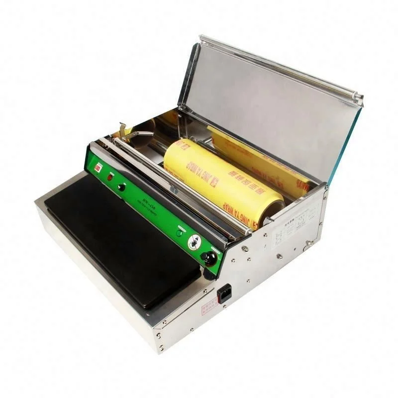 Small-Scale Mini Hand Stretch Film Wrapper/Meat fruit Vegetable tray Shrink sealing machine