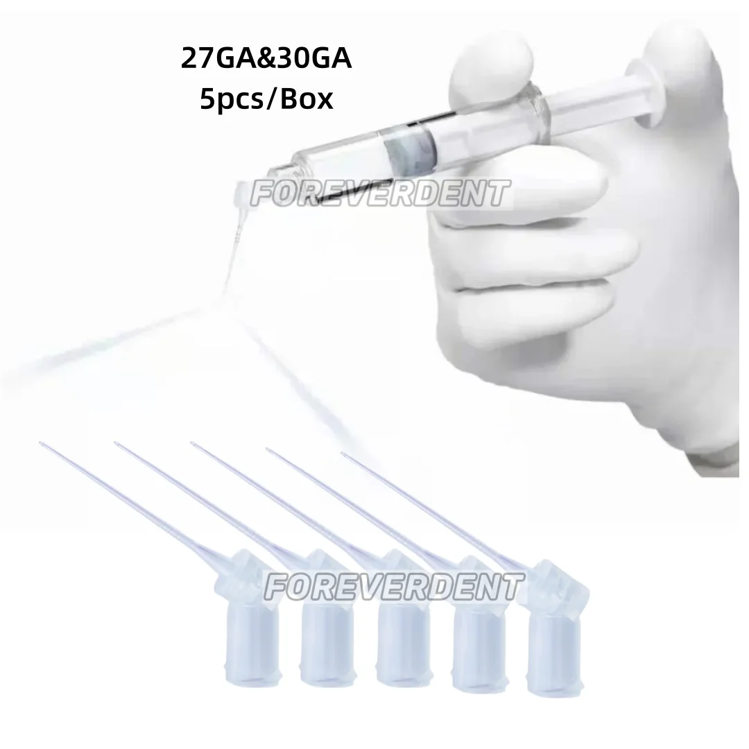 

20pcs Dental 27GA&30GA Root Canal PD Irrigation Flexible Irrigator Tips IrriFlex Style Double Side Hole Opening Flushing