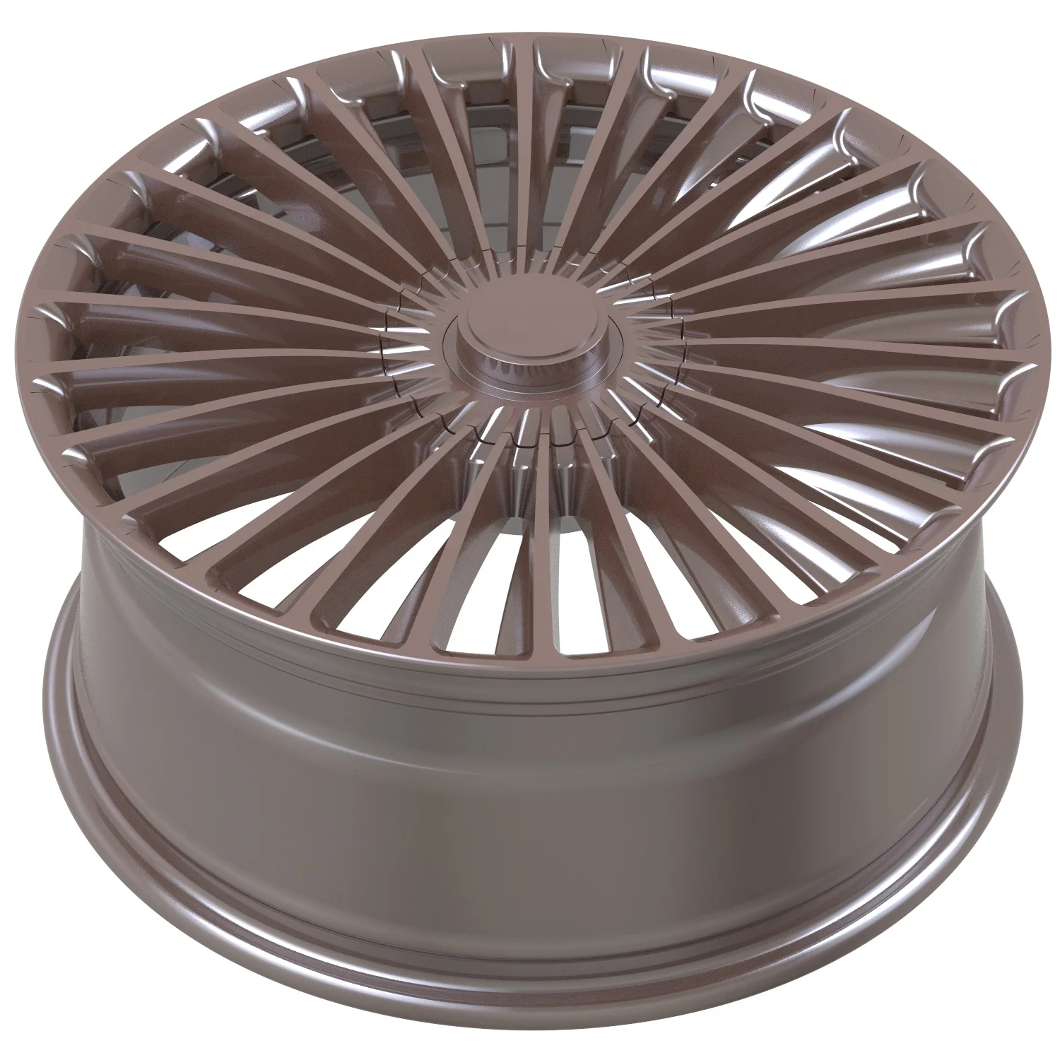 19 Inch 5 Hole Aluminum Alloy Auto Wheels, PCD 112-120mm ET35-45mm Universal Car Rims