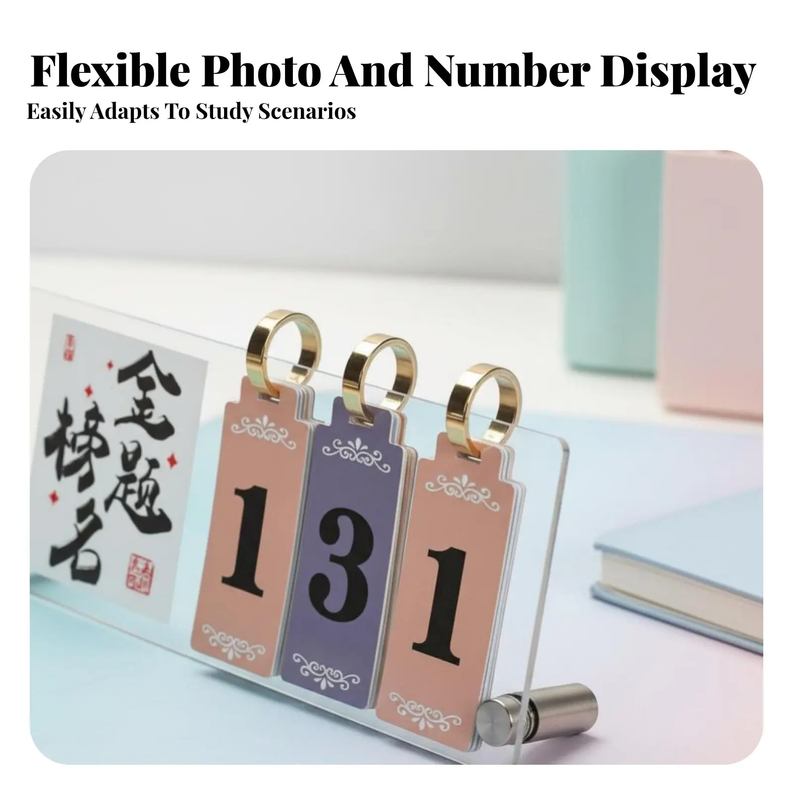 

Exam Timer Desk Calendar, Creative Motivational Flip Display, Student Gift, Inspirational Decor