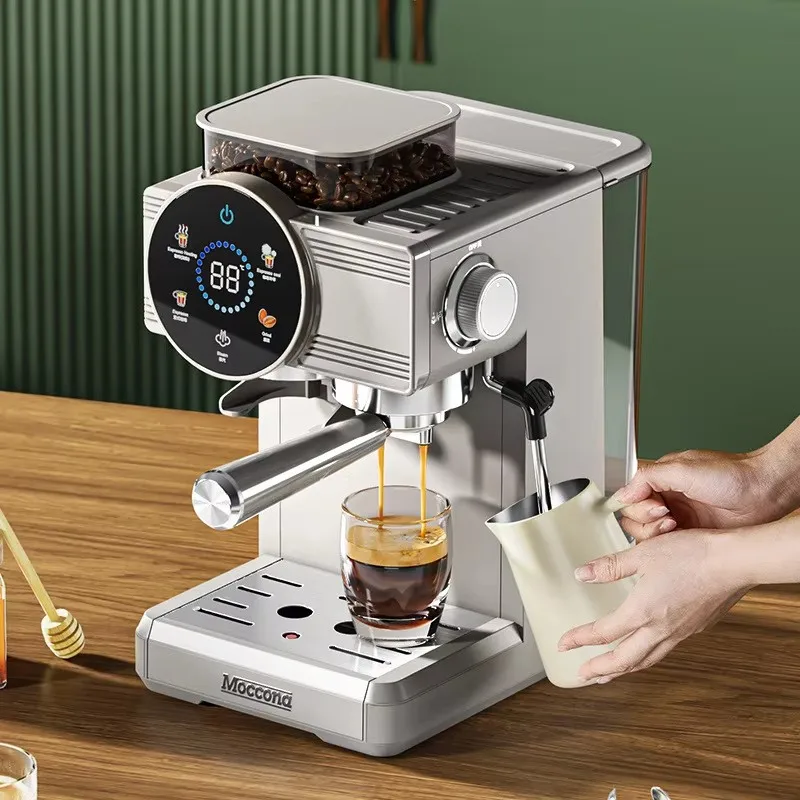 Integrated Smart Coffee Maker Hot Cold Commercial Household Use American Italian Styles Stainless Steel for Small Spaces
