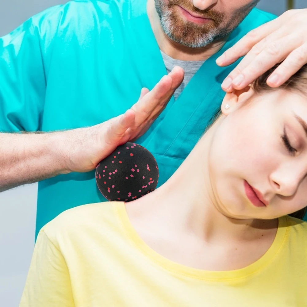 كرة تدليك لاكروس من مادة إي في إيه، كرة يوجا لتخفيف آلام اللفافة