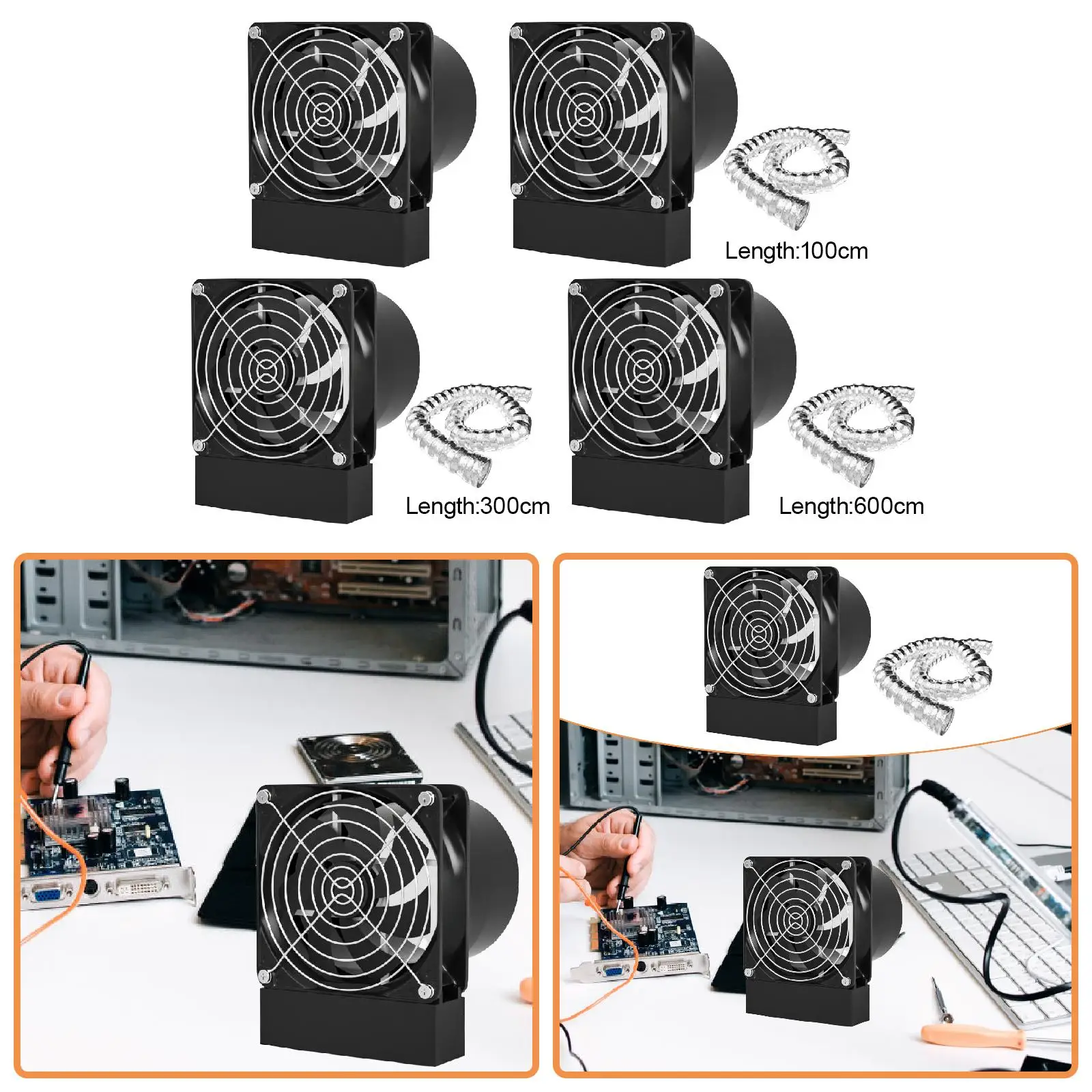 

Soldering Ventilation Fan Adjustable Exhaust Fan Solder Fume Extractor
