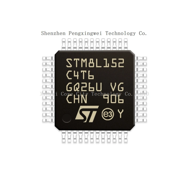 STM STM8 STM8L STM8L152 C4T6 STM8L152C4T6 In Stock 100% Original New LQFP-48 Microcontroller (MCU/MPU/SOC) CPU