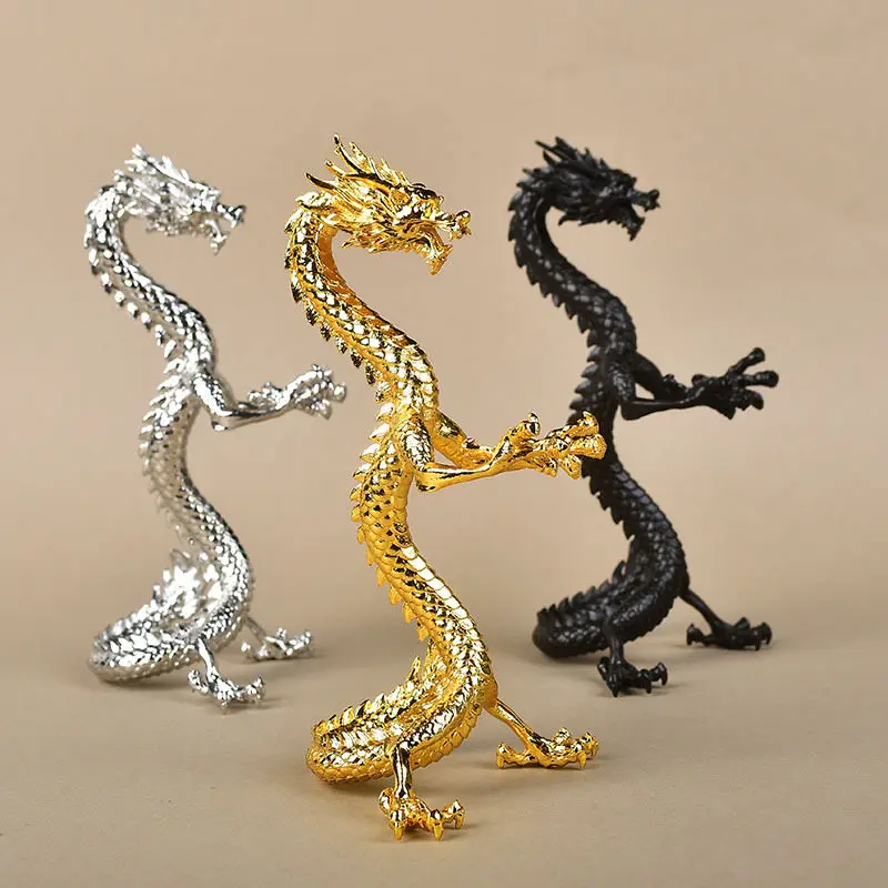 The Year of the Loong Decoration Desktop Home Decoration Metal Chinese Loong Crafts
