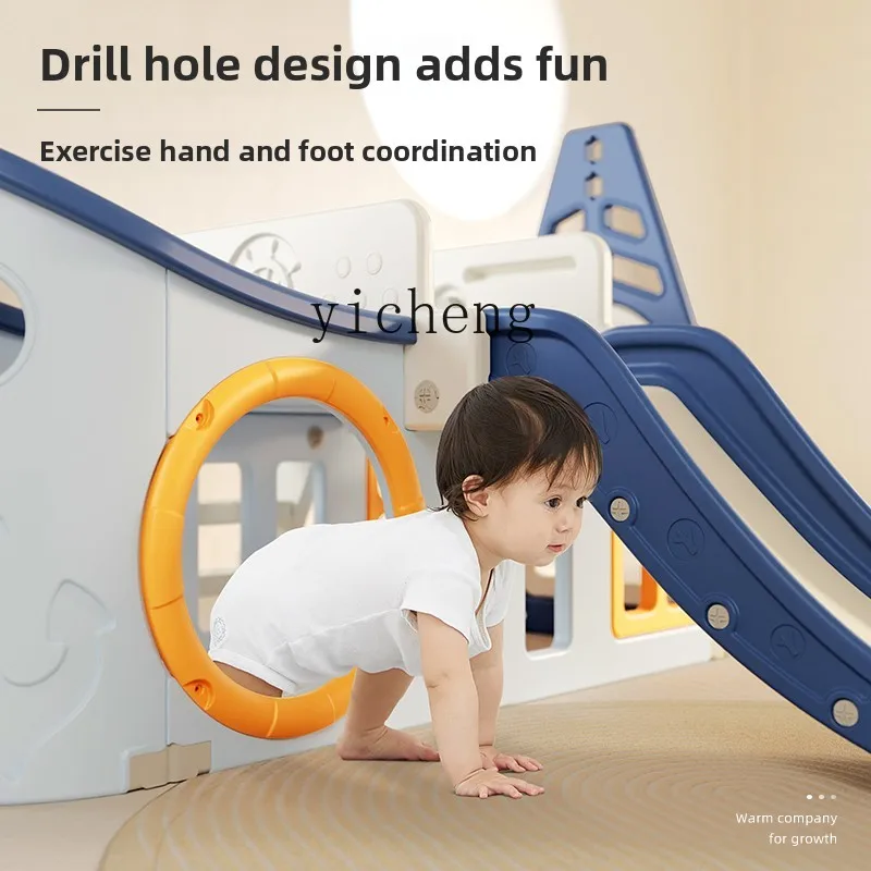 Zz slide crianças interior doméstico multifuncional slide pequeno parque de diversões brinquedos do bebê engrossado