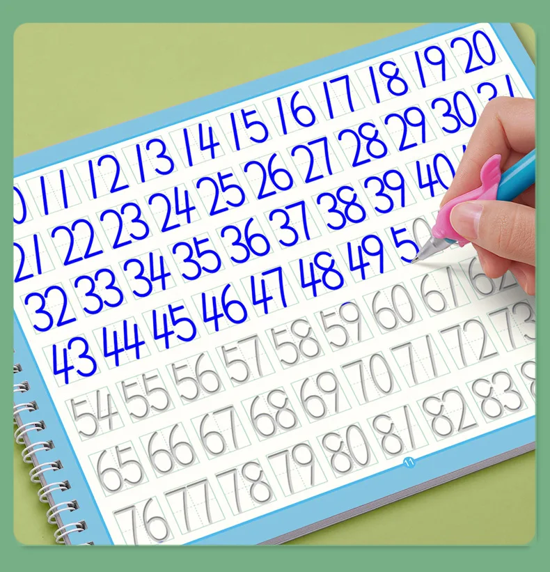 (복사본) 디지털 서예 연습책, 그루브 펜 컨트롤 훈련, 어린이 서예 연습책